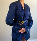 Navy Metallic Blazer (XL)