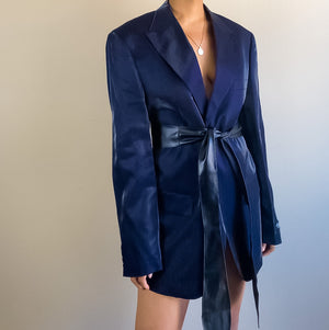 Navy Metallic Blazer (XL)