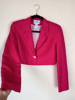 Courtenay’ Fuchsia Cropped Blazer(6)